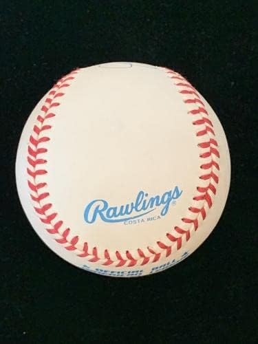 Джони Кучс 1955-59 Ню Йорк Янкис ПОДПИСАХА Официален Бейзбол с голограммой - Бейзболни топки с автографи