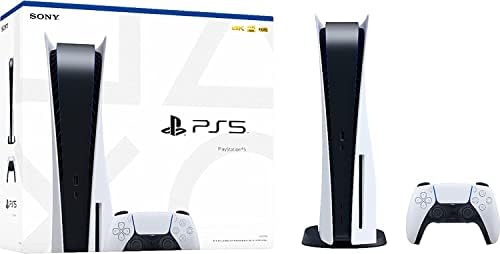 Игрова конзола Sony PS5 Playstation 5 с диск версия - 16 GB памет GDDR6, високата твърд диск 825 GB, 4K Blu-Ray, WiFi 6, Bluetooth 5.1, Ethernet, изход 120 Hz 8K, аудио Tempest 3D, Type-C