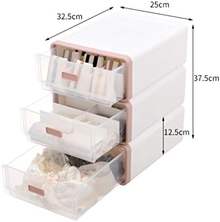 XJJZS Кутия за съхранение Шкаф, чекмедже за съхранение на шкафа, кутия за съхранение на кубчета, кутия за чорапогащи, бельо, чорапи, вратовръзка (размер: стил три)