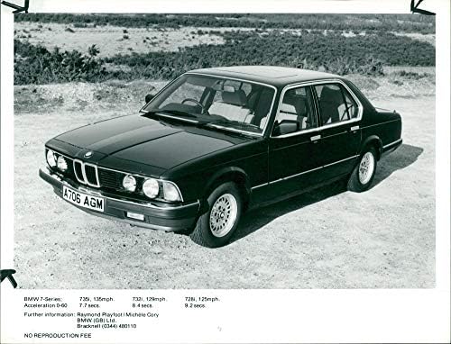 Реколта снимка на колата на BMW