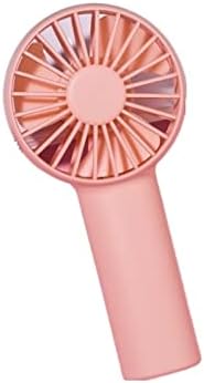 Фен JKYYDS - Мини вентилатор USB Тих Преносим която се презарежда Ръчно фен Вертикален въздушен охладител 2000 mah (Цвят: Мини вентилатор розов)