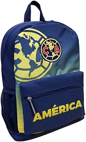 Чанта Icon Sports Soccer Backpack – Официално Лицензиран лого на футболен клуб ФК Барселона Team, отделение за възрастни футболни фенове, Наплечная подплата Унисекс (ФК Barcelona_30 Тъмно син / жълт, един размер)