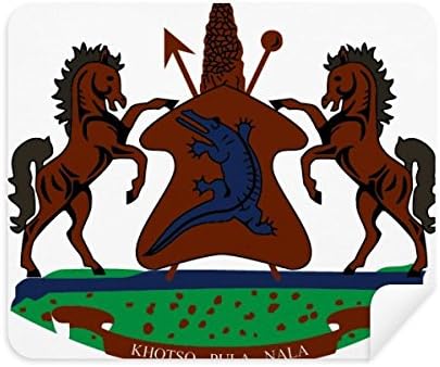 Кърпа за Почистване на Националната Емблема на Лесото Африка Пречистване на Екрана от 2 елемента Замшевой Тъкан