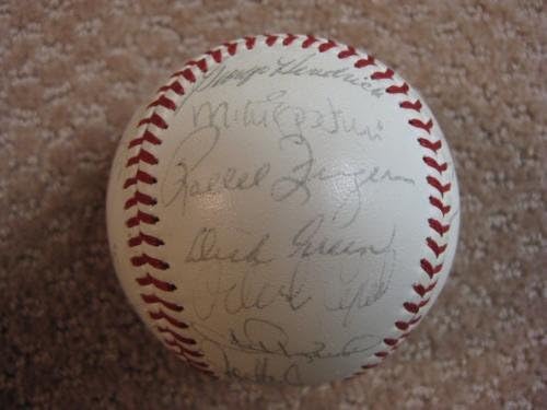 1972 Официалната екип OAL Oakland A Подписа бейзболен договор с Реджи Джексън JSA - Бейзболни топки с автографи