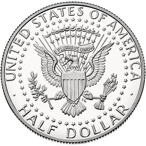 На монетния двор на САЩ през 2010 година с плакированным покритие Kennedy Half Dollar Choice Без лечение