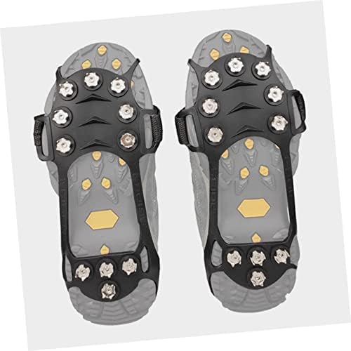 CLISPEED / 2 Двойки Нескользящих покривала за обувки със защита от подхлъзване при ходене, зимни обувки-скоби, Аксесоари за къмпинг, Ледена обувки, Зимни обувки, Обувки з