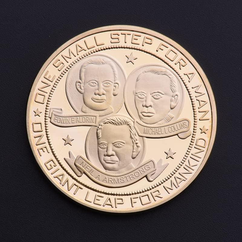 Медал Аполо-11 за кацането на Луната, Икона на Армстронг, Подарък Играчка, Събиране на история и култура
