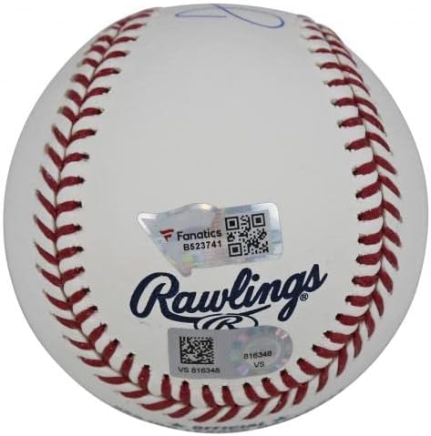 Рейнджърс Джак Лейтер Подписа Oml Baseball С Автограф от MLB & Fanatics - Бейзболни топки с автографи