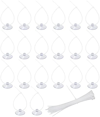 AQUANEAT 20 Опаковки Нещастници с 40/100 обков-светкавици за Декорация на аквариум мъх да жак за скариди (20 Опаковки с 40 обков-светкавици)