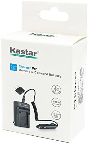 Зарядно за цифров Фотоапарат Kastar с Автомобилен адаптер и водач на ЕС, Заместител на Nikon EN-EL15 EN-EL15a MH-25 и Nikon D7000 D7100 D7200 D7500 1 V1 D500 D600 D610 D750 D800 D800E D810 D810A D850