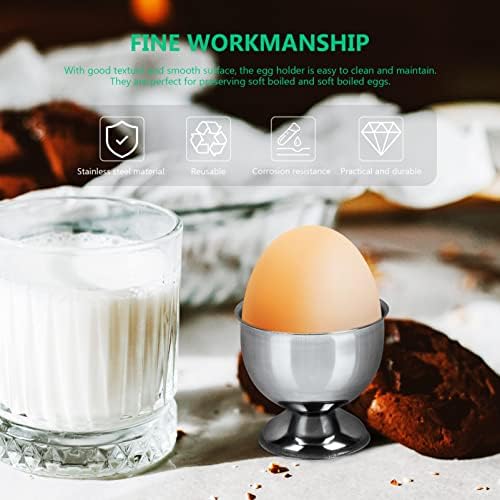 Поставка за съхранение на чаши за бисквити за яйца: 5 бр. поставки за варени яйца, инструмент, чаша за вино, за кухня, аксесоари за дома