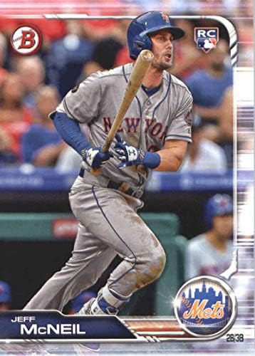 2019 Bowman Baseball 90 Джеф Макнил RC Карта Начинаещ Ню Йорк Метс Официалната Търговска картичка MLB От Topps