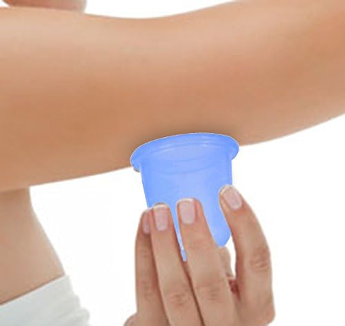 Антицелулитна чаша с анти-целулитен массажером - Вакуумно издънка за лечение на целулит - Страхотно средство срещу целулита - Добре да се използват с анти-целулитен анти-целулитен крем или масло