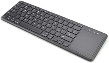 Клавиатурата на BoxWave, съвместима с Dell Latitude 7430 2-в-1 - Клавиатура MediaOne със сензорен панел, клавиатура в пълен размер, USB, Безжичен тракпад за КОМПЮТЪР Dell Latitude 7430 2-в-1 - катранен