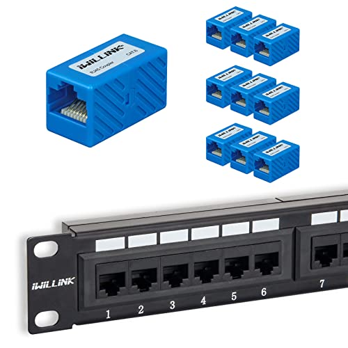 iwillink (connector, RJ-45 10 комплекти и 24-port комутираща мрежа панел
