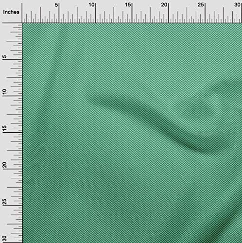 oneOone, вискозный трикотаж, зелената кърпа, шевронные занаяти, плат за декори, напечатанная двор с ширина 60 см-7196