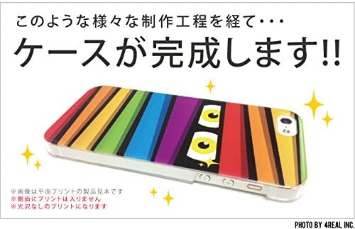 Втора кожа Rock Homage Син цвят (Прозрачни) / за обикновен смартфон 204SH/SoftBank SSH204-PCCL-201-Y017