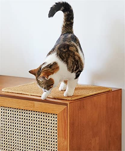 WZHSDKL Мат-стъргалка за котки Сезал Играчка Разтегателен Защита Мебели Котешки Нокът Котешки Стъргалка, за да лапите на Невидими нокти (Цвят: случаен, размер: 40x60 cm)