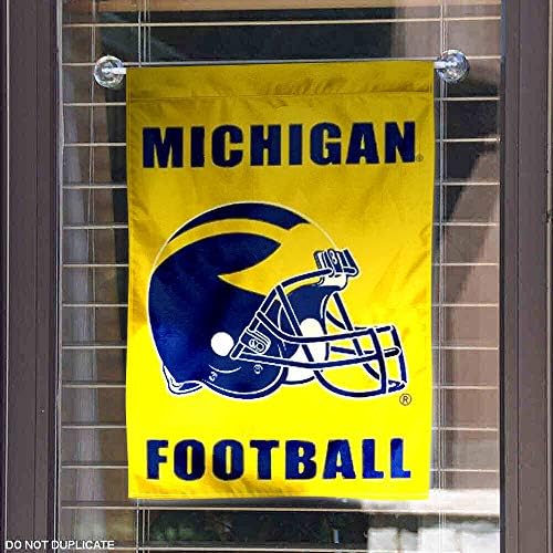 Мичиганская екип от University Wolverines Футболен Каска Градински Флаг