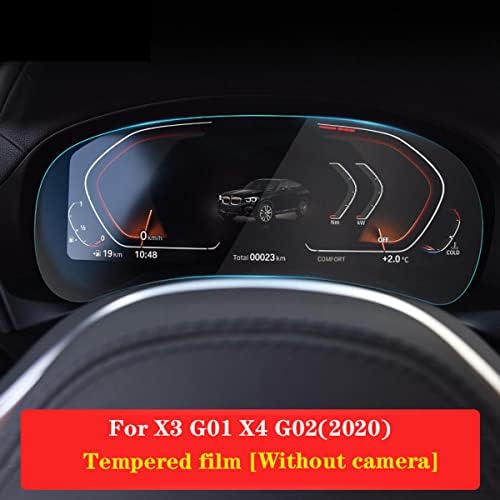 Funiur Авто Екран на Таблото Филм От Закалено Стъкло за GPS за измерване на Скоростта Защитно Фолио Аксесоари， за BMW X3 X4 G01 G02 2020-2022