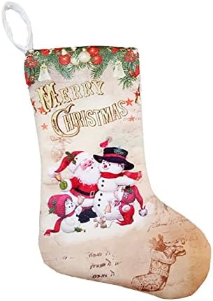 Коледен Комплект Отглеждане на Коледна Бродерия-Пълнител За Украса на чанти с Елени Отглеждане-Чанта на дядо коледа Чорапи С Коледни шоколадови Бонбони И Подаръци