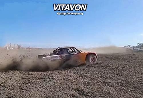 VITAVON & VOTACH като alumium beadlock wheel V2 сребърен джанти + пръстен е подходящ за руски hyrax 10163-00 само за UDR Traxxas Unlimited Desert Racer 1:7 (2 бр.)