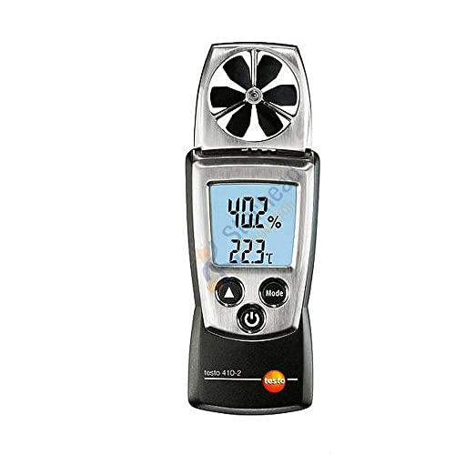 Testo 410-2 Удобен Диска Сонда-Анемометр 0560 4102 Скорост на Вятъра Скорост на въздушен поток /Температура /Влажност