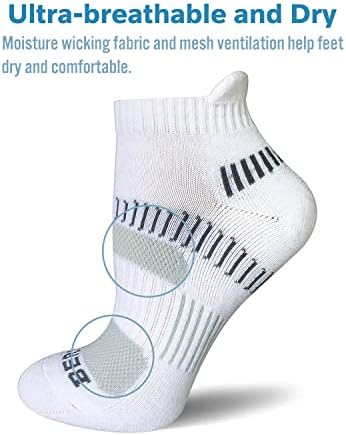 Дамски спортни чорапи за джогинг BERING Performance за глезените (6 двойки)