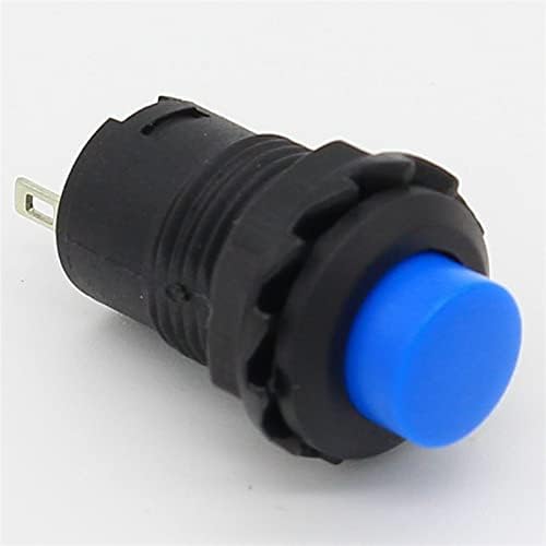 ZAAHH 30шт 12mm Заключване С капаче Off-ON Ключ превключвател поддържа Фиксирани кнопочными на предавките (Цвят: зелен)