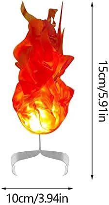 Tuimiyisou Хелоуин Плаващ Огнено Кълбо Подпори от Духове Къща с Блеснали Огнена Топка за Cosplay Стил 1 Декоративни Аксесоари
