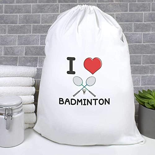 Чанта за дрехи /измиване /за Съхранение на Azeeda I Love Badminton (LB00022314)