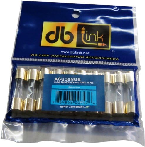 предпазител db Линк AGU30NGB на 30 Ампера със златен / Никелово покритие AGU
