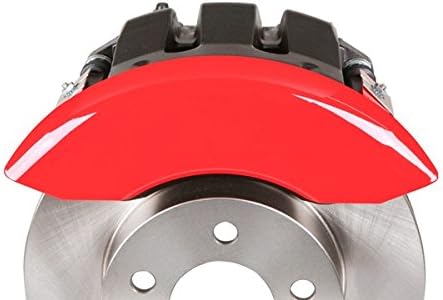 Капачки на челюстите MGP 12162SCLBRD Червени Спирачни капаци Подходящи за Dodge Challenger 2011-2020 години на освобождаването (двухпоршневой предни челюсти) с надпис Challenger (блок) на Предните и задните капачки;
