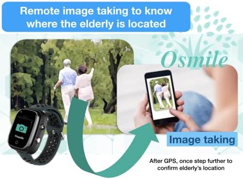 GPS тракер Osmile GPS1000 с оповещением sos, предупреждение за падане, функция геозоны, температурен монитор (подобрена версия на ED1000)