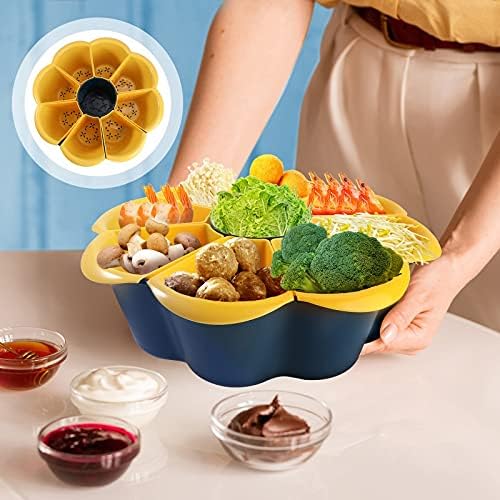 Кошница за източване на плодове MISS Z, кошница за зеленчуци, въртяща кошница за продукти за домашен плодов ястия