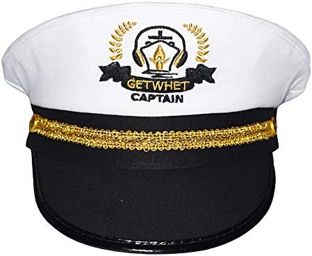 Адмирал Капитан на яхта шапка възстановяване на предишното положение Златна бродерия Котва Шкиперская шапка за парти