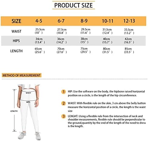 Компресия Панталони за Йога Maiyoinou за Млади момичета, Дълга Обтягивающая Дрехи, Гамаши за 4-13 Години