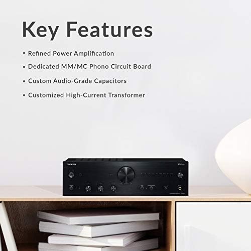 Интелигентни аудио - и видеоприемник Onkyo TX-NR595 Home Audio, съвместим с Sonos и поддръжка на Dolby Atmos, 4K Ultra HD и AirPlay 2 (модел 2019 г.), черен