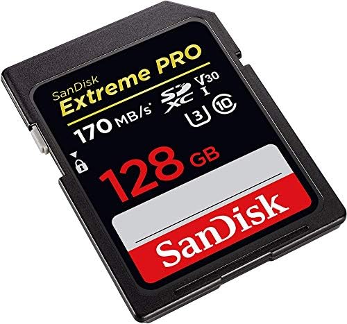 Комплект карта памет SanDisk 128GB SDXC Extreme Pro Работи с беззеркальными камери Fujifilm X-T100, GFX 50R, GFX 50-ТЕ 4K V30 (SDSDXXY-128G-GN4IN) плюс (1) С всичко, с изключение на устройство за четене на комбинирани