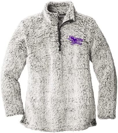 Яке с цип Kansas Wesleyan University Coyotes Ladies Sherpa 1/4 цип