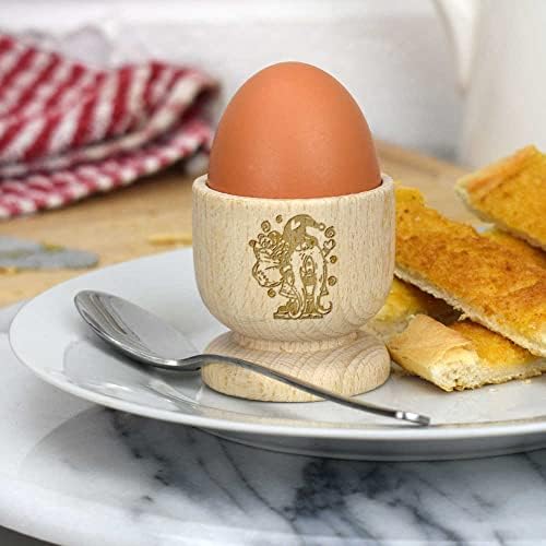 Дървена чаша за яйца Azeeda Гонк с подаръци (EC00022402)