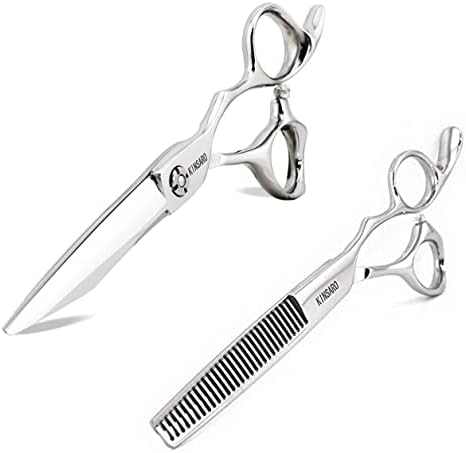 Ножици за коса професионални ножици за подстригване на коса 6 инчови ножица за подстригване на коса ножица за подстригване на коса и 5,5 инчови ножица за изтъняване на коса филировочные ножици Kinsaro