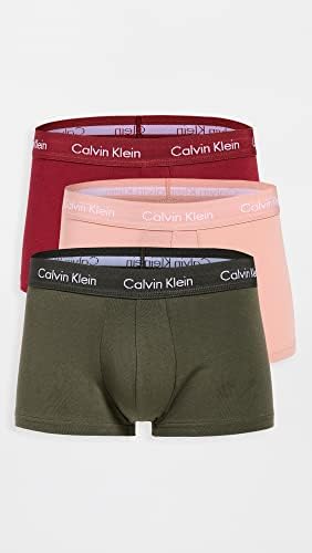 Мъжко бельо Calvin Klein Памучни Стрейчевые Бански с ниска засаждане от 4 опаковки