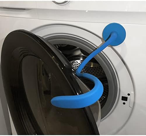 Стълб на вратата на предната част на пералната машина Spidfee, Магнитна Гъвкава стълбовете на вратите на пералната машина и сушилнята, удерживающая вратата на пералната машина отворена за запазване на сухота (син)