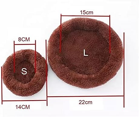 DHDM Подложка за гнездо на Хамстер, Кадифе Топла възглавница за домашен любимец Таралеж, Чинчила, Заек, Морско Свинче, Таралеж, 5 цвята, S, L, стоки за домашни любимци (Цвят: E, размер: малък)