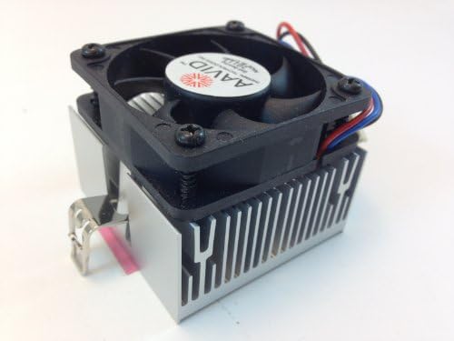 Вентилатор и радиатор за охлаждане на процесора AAVID, 50 кв. мм Вентилатор, сребристо радиатор и вентилатор, 50 mm X 52 mm X 43 mm, 3-пинов конектор TX3