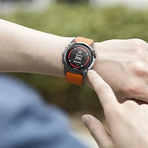 CYSUE 26-22 мм Силикон Каишка за часовник Garmin Fenix 6X 6Pro Часовници Быстросъемный Лесно надевающийся Каишка За Китката Каишка За Fenix 5X 5Plus Аксесоари