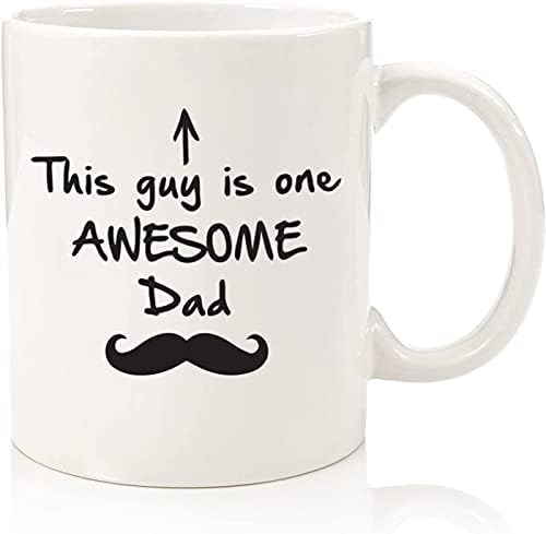 Generic Този човек - Страхотен татко - Кафеена чаша, Бяла, 11 грама