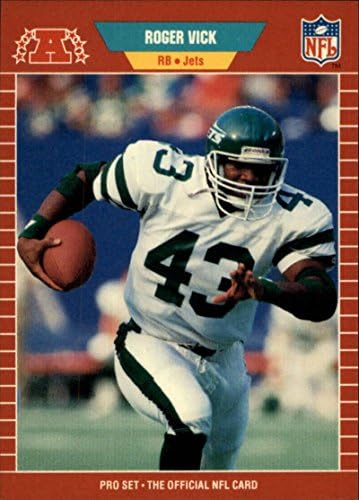 1989 Професионален сет 310 Роджър Вик Ню Йорк Джетс Футбол NFL