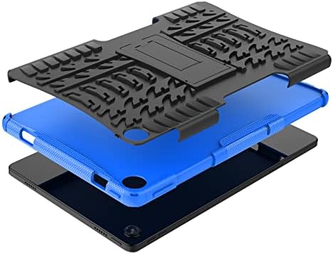 Калъф Maomini за Lenovo Tab M10 Plus 3-то поколение 10,6 инча 2022 (модел: TB125FU/ TB128FU/ TB128XU), устойчив на удари калъф-поставка (в синьо)